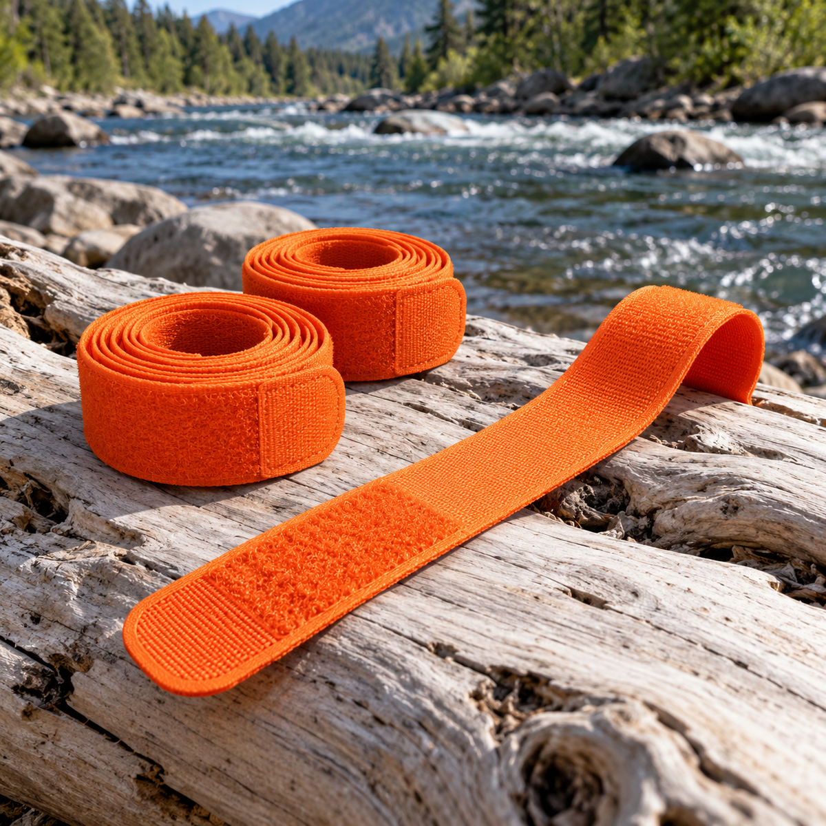 Orange Kit Organizer Strap — AI-generated illustrative product scene