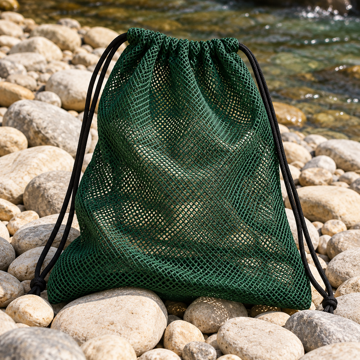 Open Mesh Gear Sack — AI-generated illustrative product scene